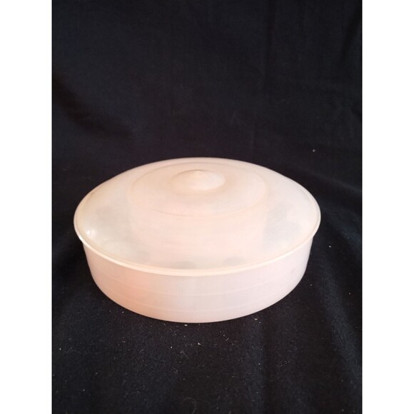 Vntg Bridges Plastic Products #100 Sewing Box Wooden Spools Thread Holder Thread - Picture 10 of 11